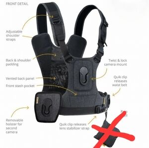 Camera Harness with Adjustable Straps